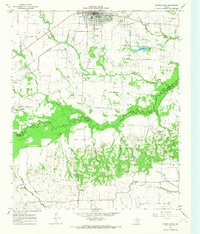 1964 Map of Cooper South, Delta County, TX — High-Res | Pastmaps